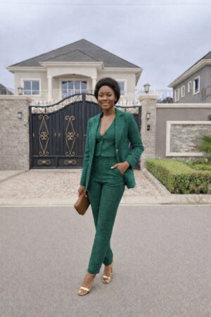 Emerald Executive Tailored Suit Set